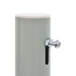 vidaXL Auvent latéral rétractable de patio 140 x 300 cm Blanc cassé