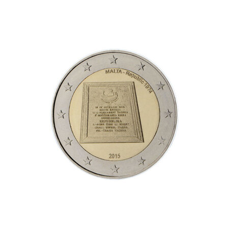 Malte 2015 - 2 euro commémorative déclaration