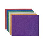 Mousse adhésive pailletée A4 10 pièces Lot A