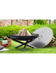 Brasero De Jardin Indiana En Acier Noir - Braséro Seul