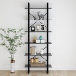 vidaXL Armoire haute Gris 80x30x210 cm Aggloméré