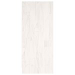 vidaXL Bibliothèque Blanc 104x33x76 cm Bois de pin massif