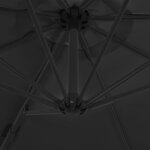vidaXL Parasol avec base portable Anthracite