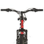 vidaXL Vélo de montagne 21 vitesses Roue de 26 pouces 49 cm Rouge