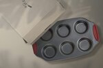 Moule à muffins avec revêtement anti-adhésif - 31 x 18 cm - En acier carbone - Convient aux fours