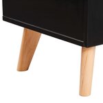 vidaXL Meuble TV Noir 120x40x46 cm MDF