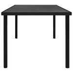 vidaXL Mobilier de salle à manger d'extérieur 7 Pièces Acier Anthracite
