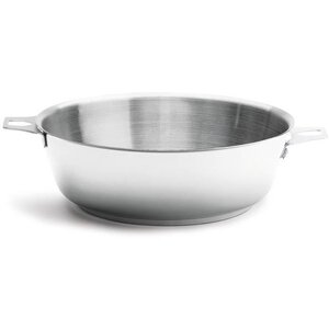 DE BUYER - 3495.24 -Sauteuse bombée -TWISTY - Ø 24CM - Acier Inox