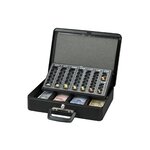 Caisse à monnaie avec trieur 37 x 29 x 12 cm Noir MAUL