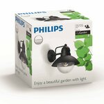 Philips mygarden applique murale hoverfly 1x60 w noir 1723730pn