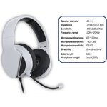 Subsonic - Casque Gaming Blanc avec micro pour PS5 - Compatible PS4/PS3/Xbox One et Xbox Series X/Switch/PC