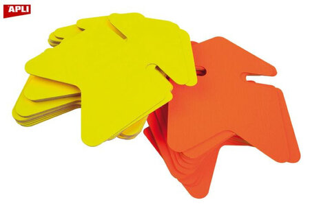 10 Fleches Fluo Jaune/Ora 97X25Cm 780G