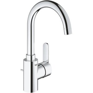 GROHE Mitigeur lavabo monocommande Eurostyle Cosmopolitan 23043003 - Bec tube pivotant - Limiteur de débit - Chrome - Taille L