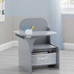 Delta children bureau à chaise mysize gris