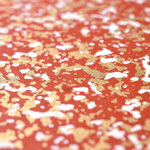 PAPERTREE 50*70 100g ABSTRACT Rouge/or - Lot de 10 feuilles