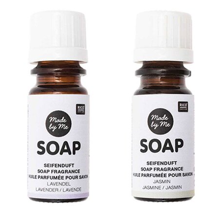 2 huiles parfumées 10 ml pour savon - lavande  jasmin