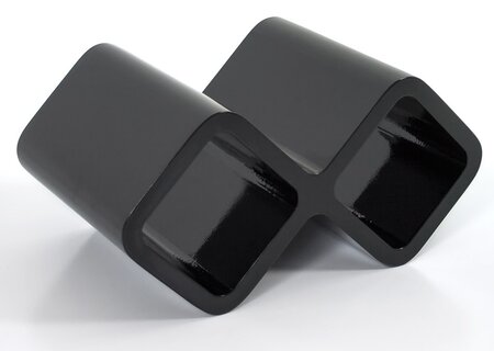 Etagere mur cubes Bouteilles de vin noir