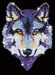 Tableau Sequin Art Loup - Sequin Art