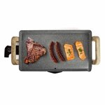 Livoo Plaque de cuisson 1800 W Naturel et noir