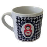 Tasse expresso en céramique poupée russe by cbkreation