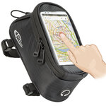 Tectake Étui a vélo pour Smartphone pour cadre de vélo, Imperméable - 20 x 9,5 x 10 cm