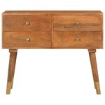 vidaXL Buffet 85x40x70 cm Bois de manguier solide