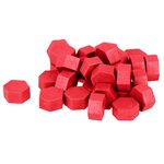 Perles de cire hexagonales - Rouge + Rose