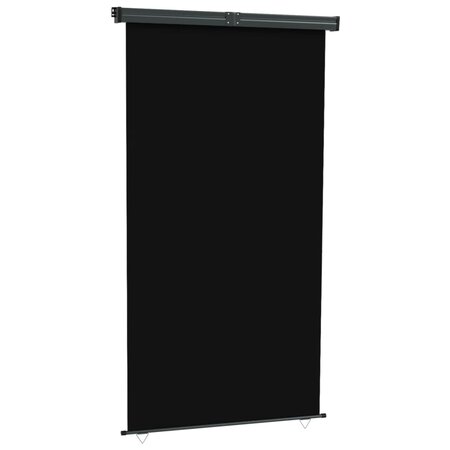 vidaXL Auvent latéral de balcon 160x250 cm Noir