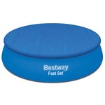 Bestway couverture de piscine flowclear fast set 457 cm