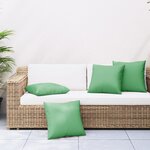 vidaXL Coussins décoratifs 4 Pièces rouge 60x60 cm tissu