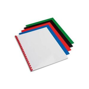 Boite de 100 plats de couverture brillant rouge 250 grs pour perforeliure 5 ETOILES