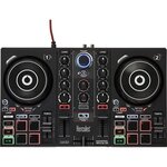 Hercules inpulse 200 - contrôleur dj usb - 2 pistes avec 8 pads et carte son