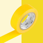 Masking Tape MT 1 5 cm Uni jaune soleil