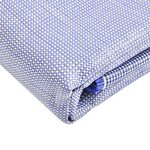 vidaXL Tapis de tente 450x300 cm Bleu