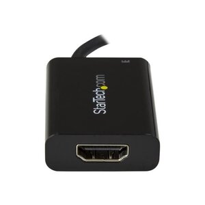 Startech.com adaptateur vidéo usb-c vers hdmi 4k 60 hz avec usb power delivery 60 w