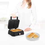 Princess Gaufrier Deluxe 1500 W Noir mat