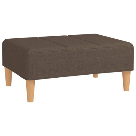 vidaXL Repose-pied Taupe 78x56x32 cm Tissu