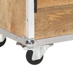 vidaXL Buffet avec 2 portes 70x30x69 cm Bois de manguier massif