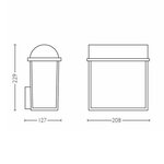 Philips mygarden applique murale harvest 2x42 w noir 1723530pn