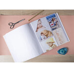 Album Photo Livre 60 Pages Blanches Sweet - Jaune Pastel - Exacompta