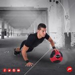 Pure2improve ballon médicinal 8 kg rouge