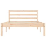 vidaXL Cadre de lit 90x190 cm bois de pin massif