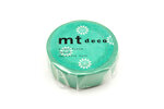 Masking Tape MT fleurs fond vert - natsukusa