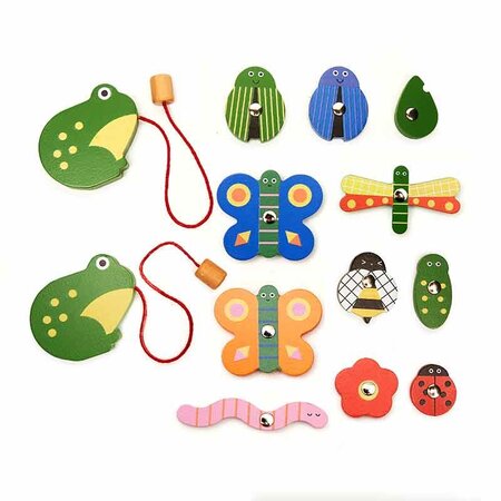 Jeu Enfant - Pêche à la ligne aimantée - Grenouille