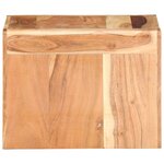 vidaXL Table d'appoint 43x40x30 cm Bois d'acacia massif