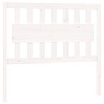 vidaXL Tête de lit blanc 105 5x4x100 cm bois massif de pin