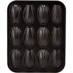 Plaque pour 12 Madeleines Acier 26 x 21 cm MOKA IBILI