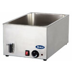Bain marie gn 1/1 - robinet de vidange - atosa -  - inox336 x583x244mm