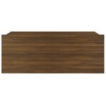 vidaXL Tables de chevet flottantes 2 Pièces Chêne marron 40x30x15 cm