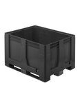 (1 caisse palette couleur) caisse -palette plastique couleur noir